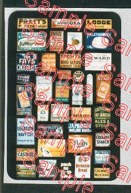 Tiny Signs N83 Enamel Advert Signs 3 N Gauge
