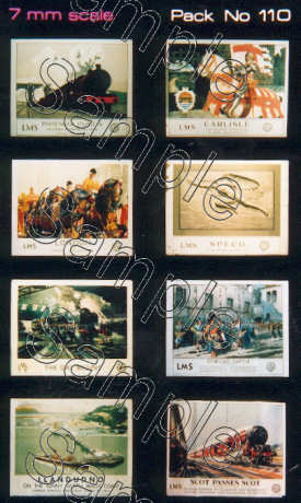 Tiny Signs O110 LMS Travel Posters Large O Gauge