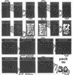 Tiny Signs OO30 BR Poster Boards OO Gauge