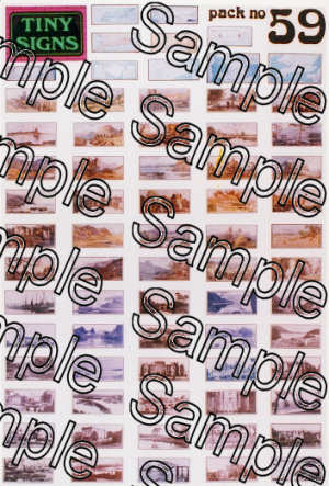 Tiny Signs OO59 Carriage Prints OO Gauge