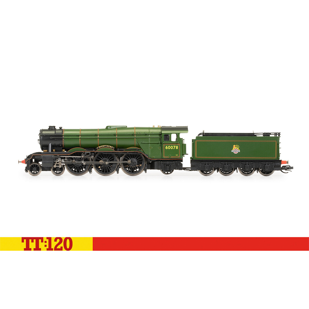 Hornby TT:120 BR Class A3 4-6-2 60078 'Night Hawk' - Era 4 TT3005M