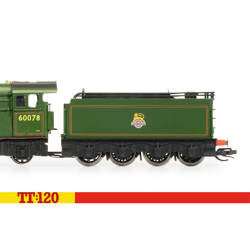 Hornby TT:120 BR Class A3 4-6-2 60078 'Night Hawk' - Era 4 TT3005M