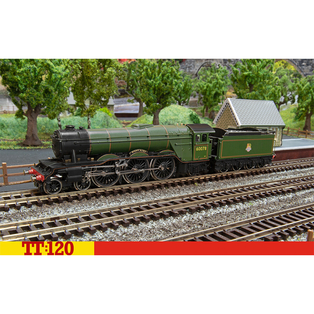 Hornby TT:120 BR Class A3 4-6-2 60078 'Night Hawk' - Era 4 TT3005M