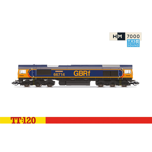 Hornby TT:120 GBRf Class 66 Co-Co 66714 'Cromer Lifeboat' Digital - Era 11 (SF)