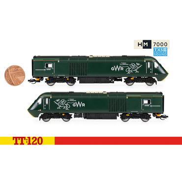 Hornby TT:120 GWR Class 43 HST Digital Train Pack (Sound Fitted) TT3023TXSM