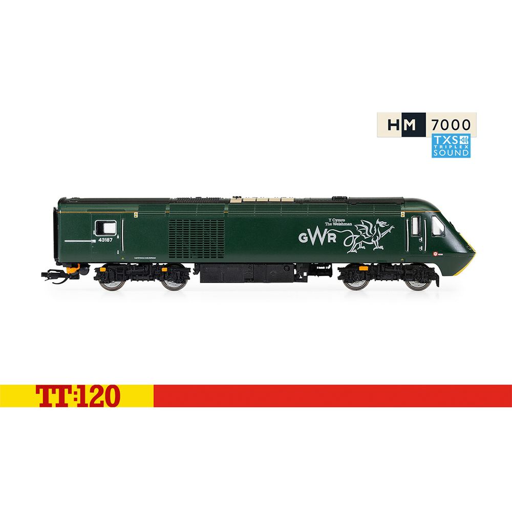 Hornby TT:120 GWR Class 43 HST Digital Train Pack (Sound Fitted) TT3023TXSM