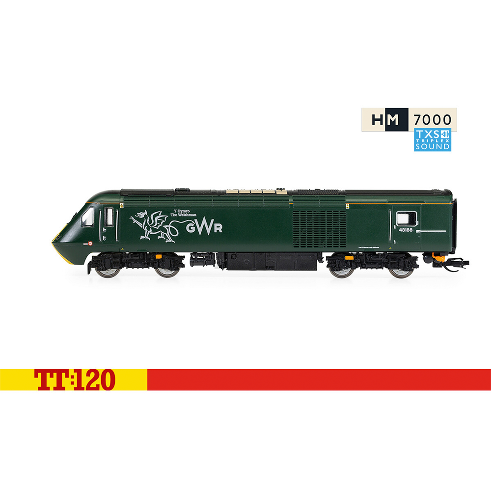 Hornby TT:120 GWR Class 43 HST Digital Train Pack (Sound Fitted) TT3023TXSM