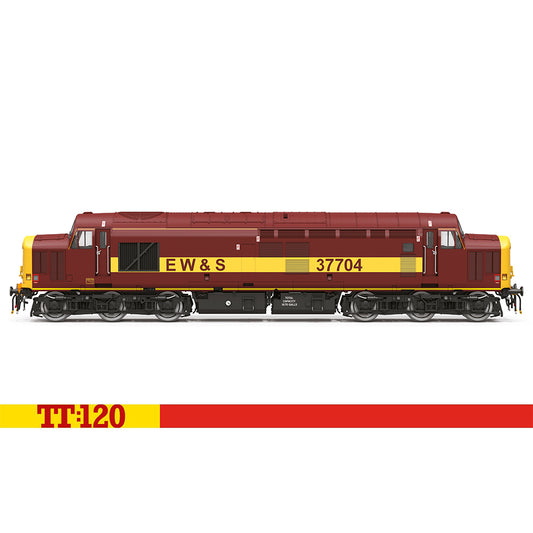 Hornby TT:120 EWS Class 37 Co-Co Diesel Electric 37704 Sound Fitted TT3037TXSM