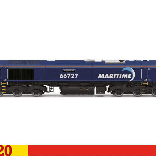Hornby TT:120 GBRf Class 66 66727 Maritime One