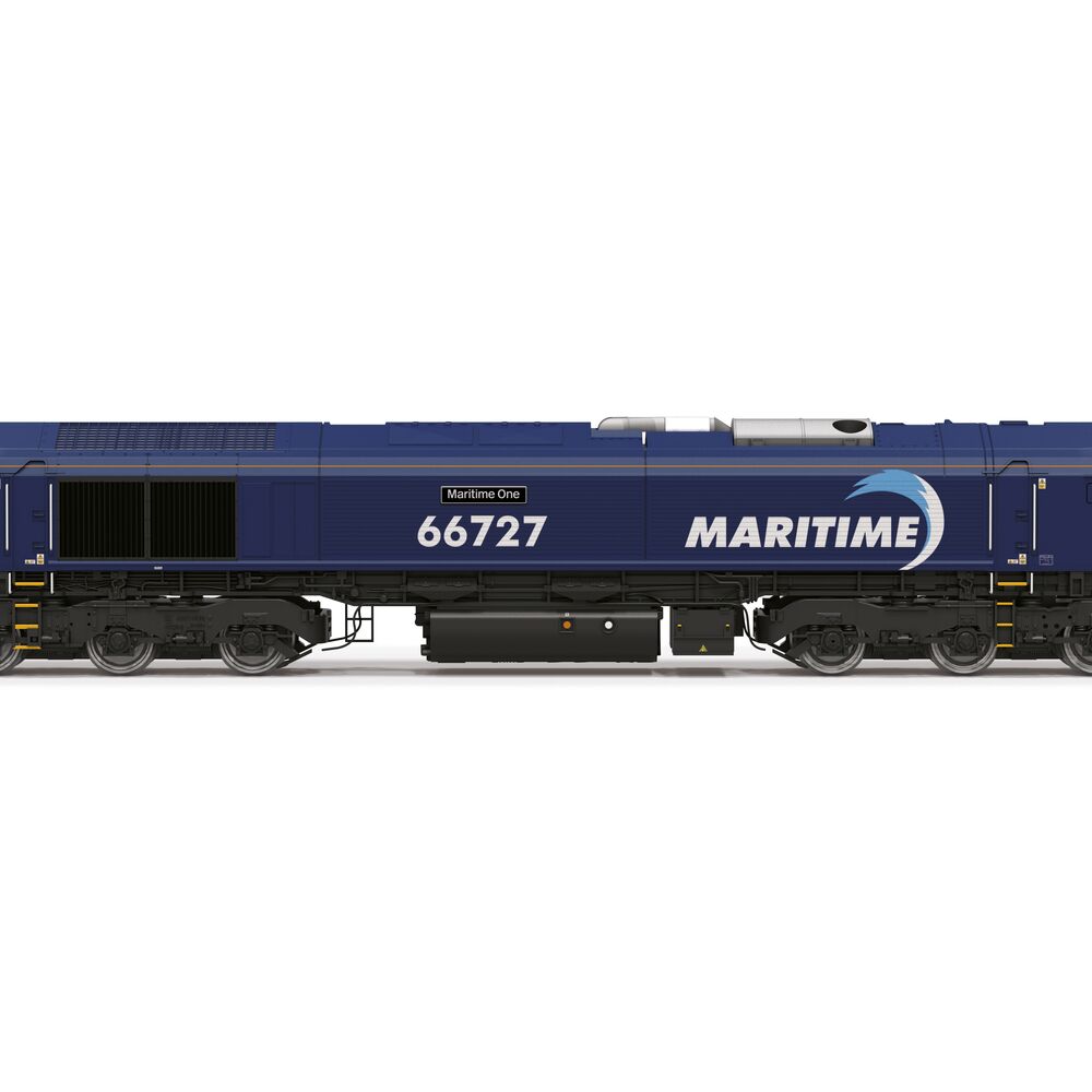 Hornby TT:120 GBRf Class 66 66727 Maritime One