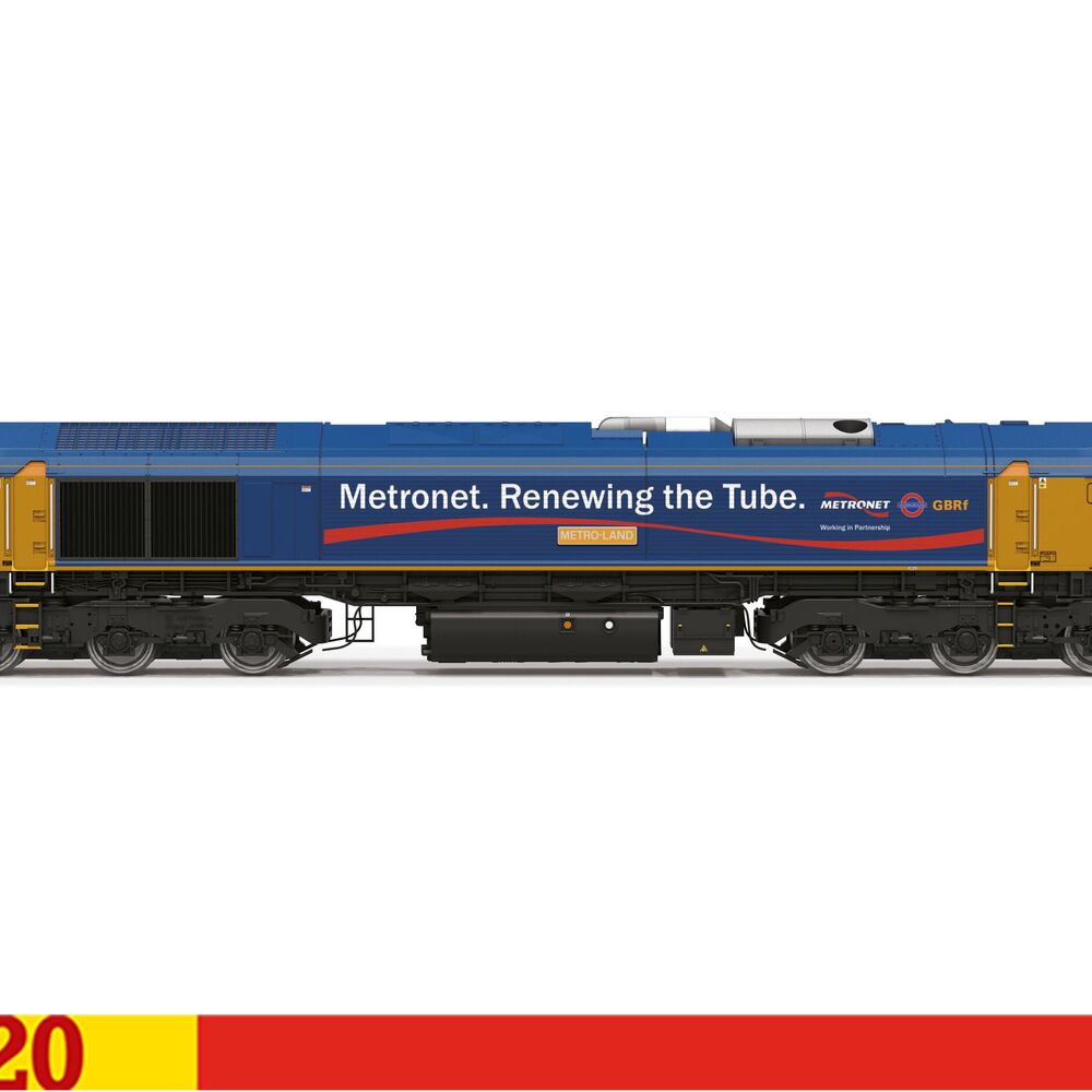 Hornby TT:120 GBRf Class 66 66719 Metro-Land