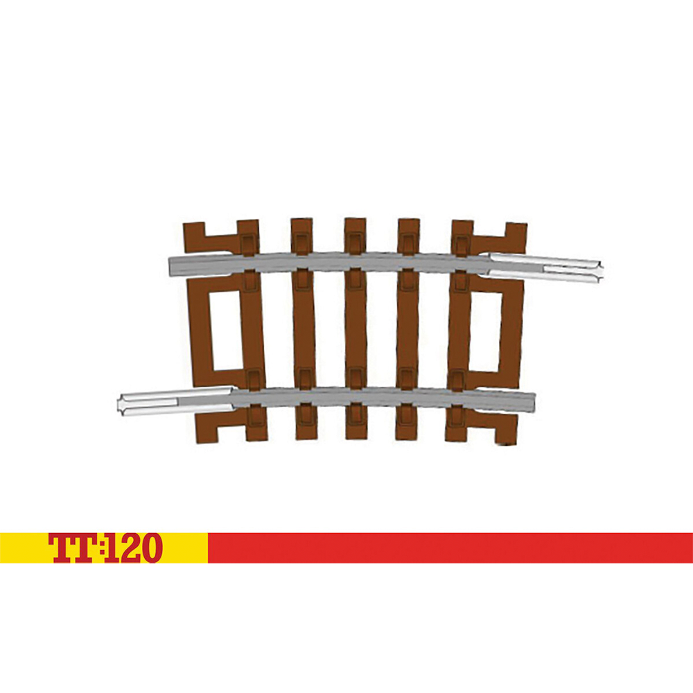 Hornby TT:120 Quarter Curve - 1st Radius 7.5° 267mm TT8014