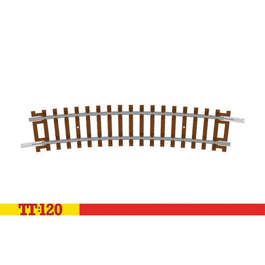 Hornby TT:120 Half Curve - 4th Radius 15° 396mm TT8017