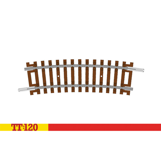 Hornby TT:120 Half Curve - 1st Radius 15° 267mm TT8020
