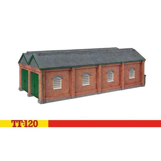 Hornby TT:120 Double Engine Shed - Red Brick Collection TT9019