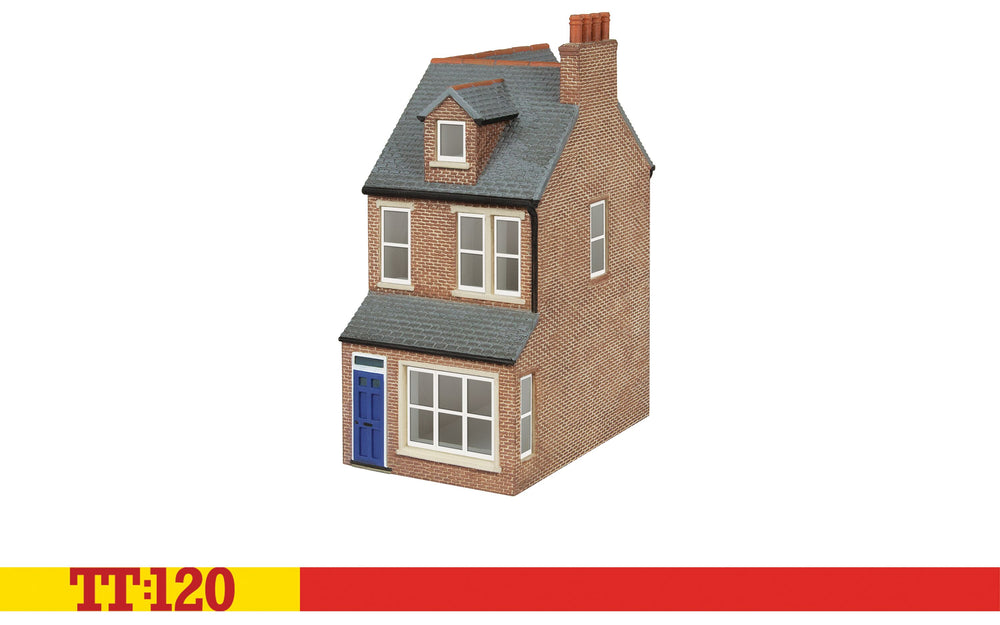 Hornby TT:120 TT9042 End of Terrace House Right  - Red Brick