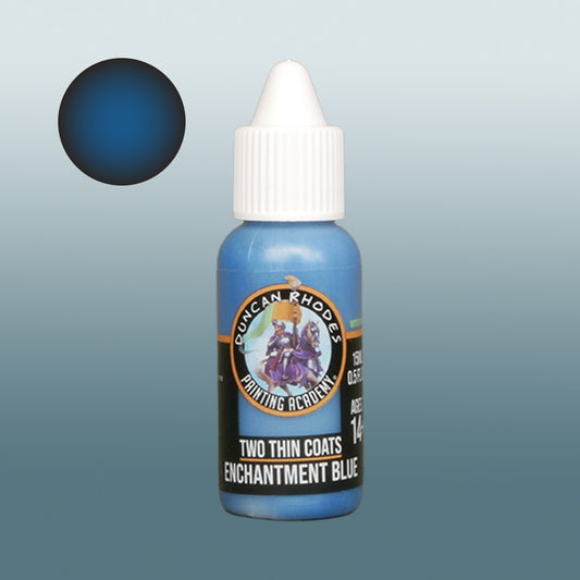 Two Thin Coats Enchantment Blue Metallic 15ml Acrylic Paint 10165