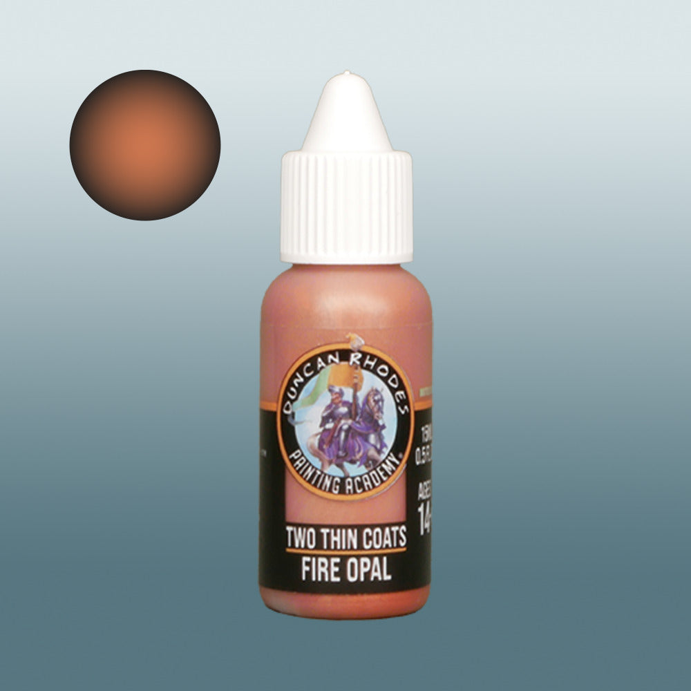 Two Thin Coats Fire Opal Metallic 15ml Acrylic Paint 10168