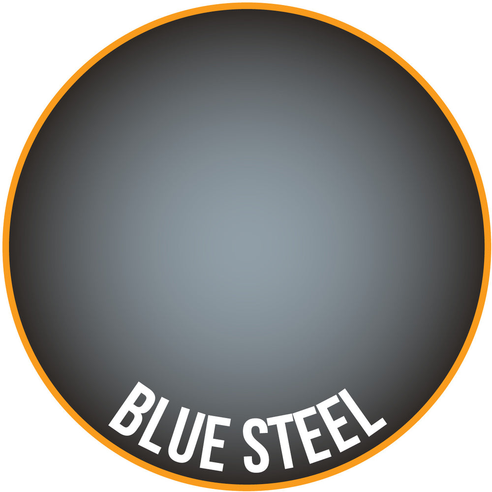 Two Thin Coats Blue Steel Metallic 15ml Acrylic Paint 10172