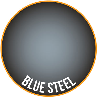 Two Thin Coats Blue Steel Metallic 15ml Acrylic Paint 10172