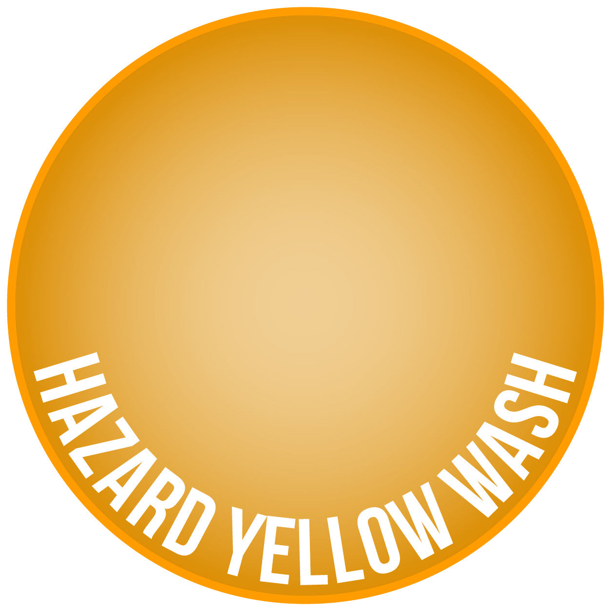 Two Thin Coats Hazard Yellow Wash 15ml Acrylic Paint 10176
