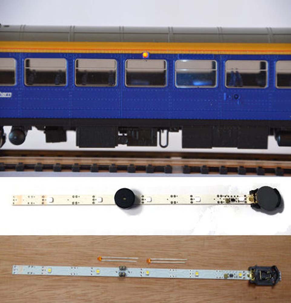 Train Tech Automatic Coach Lighting Multipack - Cool White C (2) HO/OO Gauge
