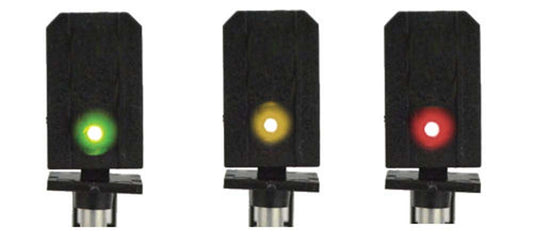 Train Tech DCC Signal (RH Feather) - Multi 3 Aspect HO/OO Gauge TTDS9R