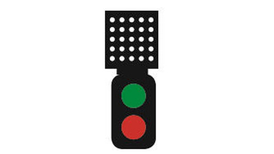 Train Tech Signal Kit (Theatre Indicator) - 2 Aspect Home HO/OO Gauge TTSK2T