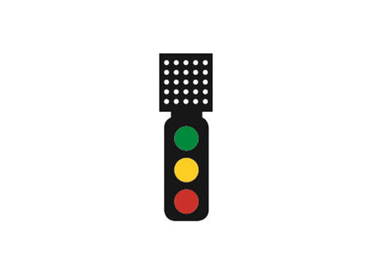 Train Tech Signal Kit (Theatre Indicator) - 3 Aspect Home Distant HO/OO Gauge