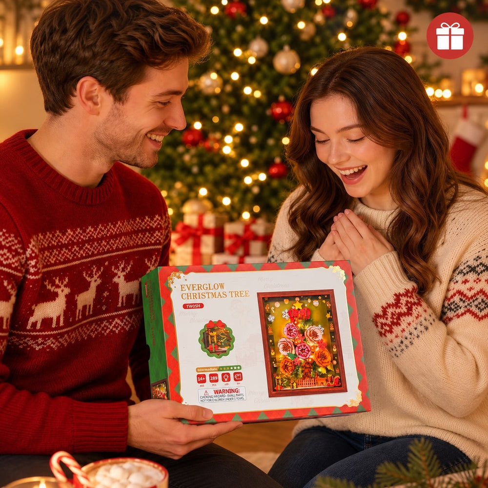 Rowood Everglow Christmas Tree Wooden 3D Puzzle TW05H