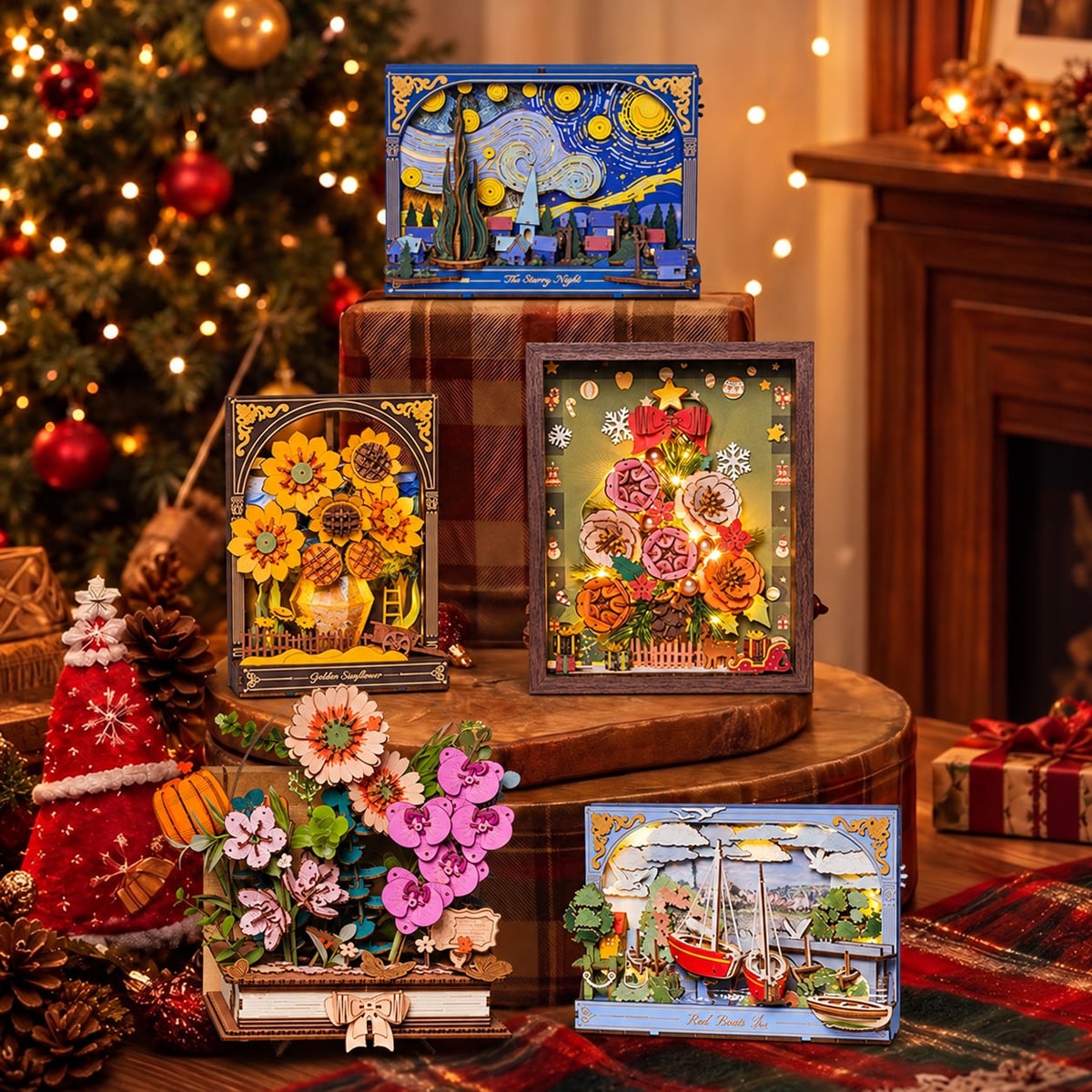 Rowood Everglow Christmas Tree Wooden 3D Puzzle TW05H - image 7