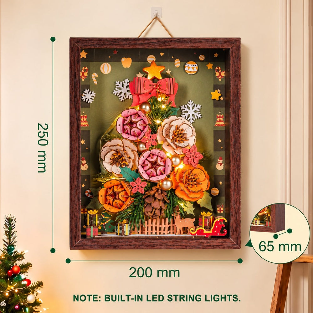 Rowood Everglow Christmas Tree Wooden 3D Puzzle TW05H