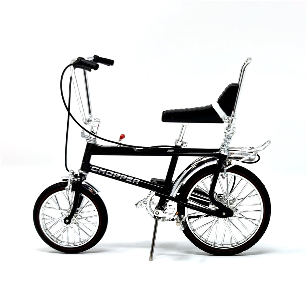 Toyway Chopper MkII Bicycle 1:12 Diecast Model - Prismatic Black