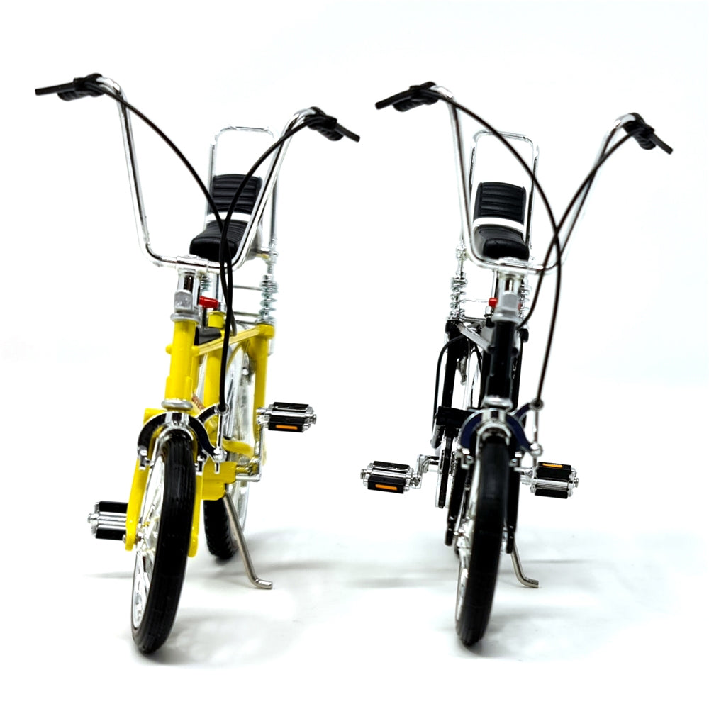 Toyway Chopper MkII Bicycle 1:12 Diecast Model - Prismatic Black