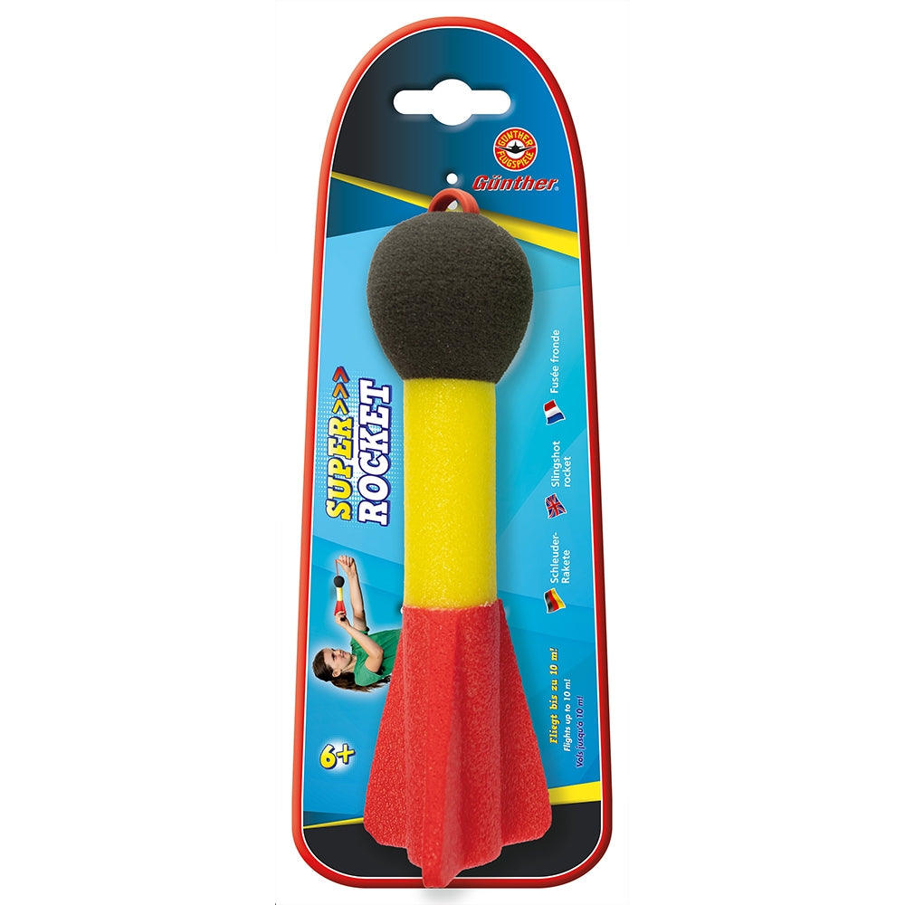 Gunther TWG1558 Super Rocket - toy rocket with slingshot