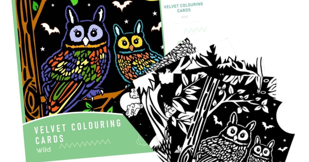 PepPlay 20102 Velvet Colouring Cards – Wild – Jadlam Toys & Models