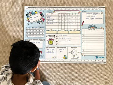 PepPlay 20202 Activity Mats Planner - Blue