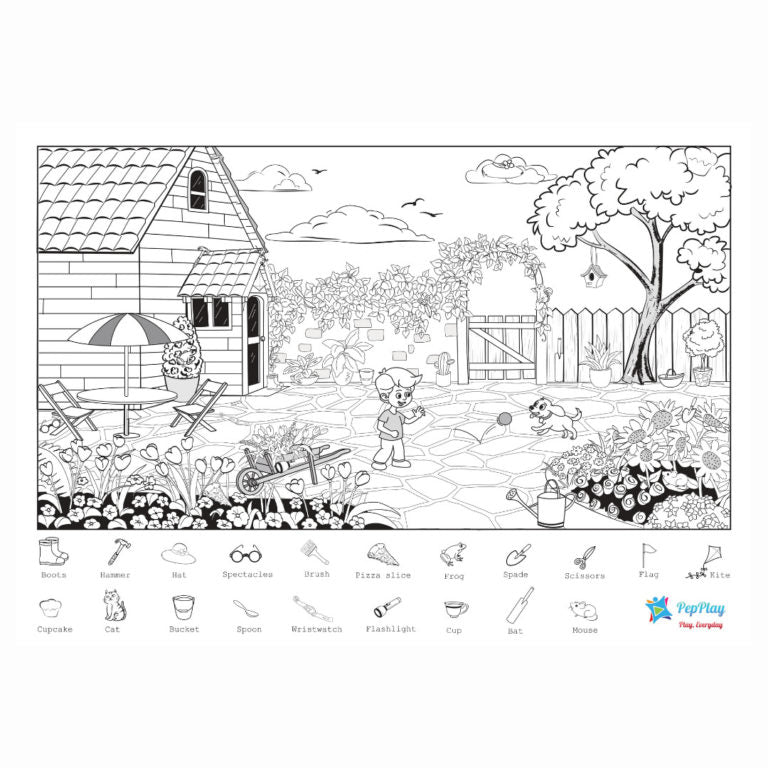 PepPlay 20206 Doodle Placemats – Find & Colour