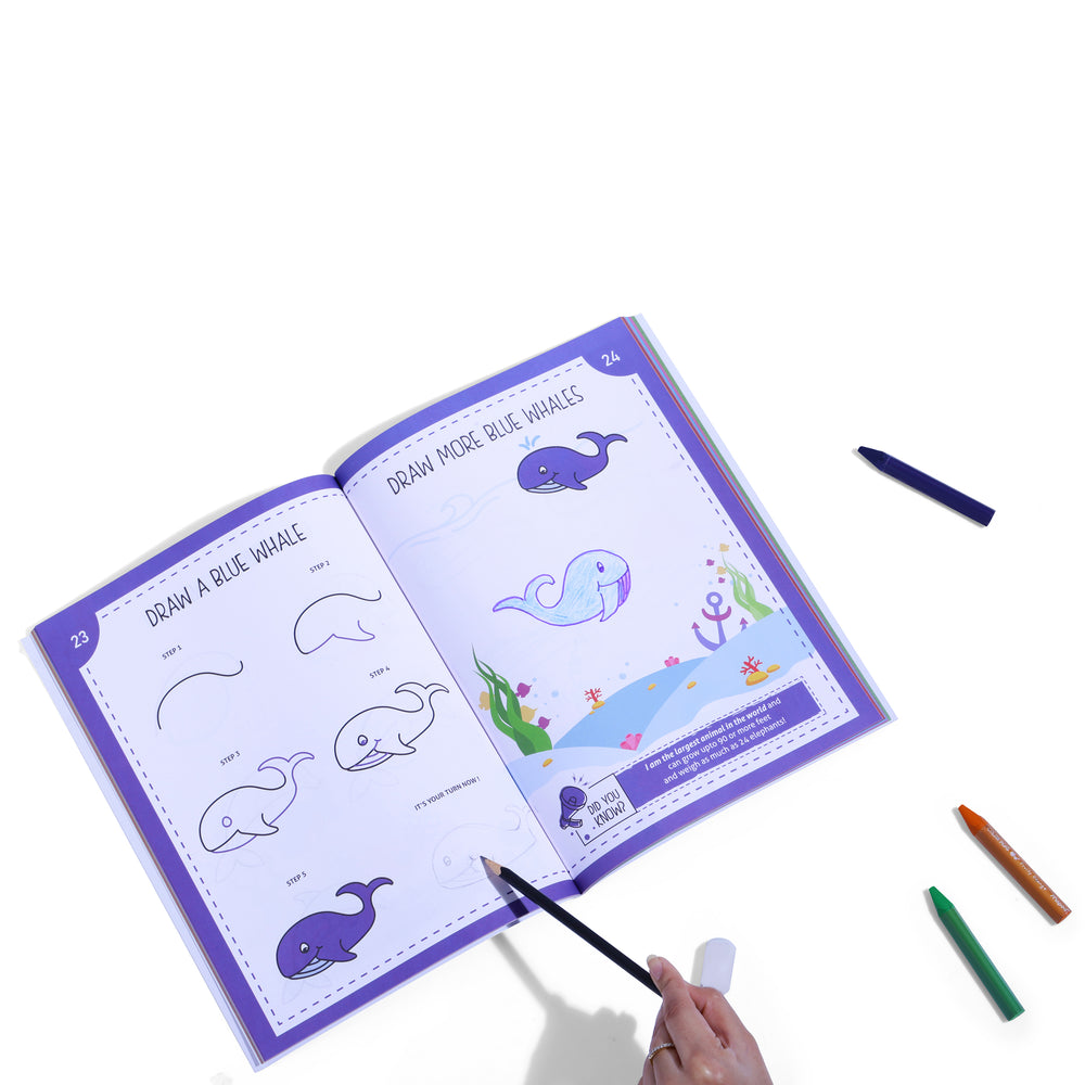 PepPlay 20502 Step-By-Step Drawing Book-Mystical Marine Life