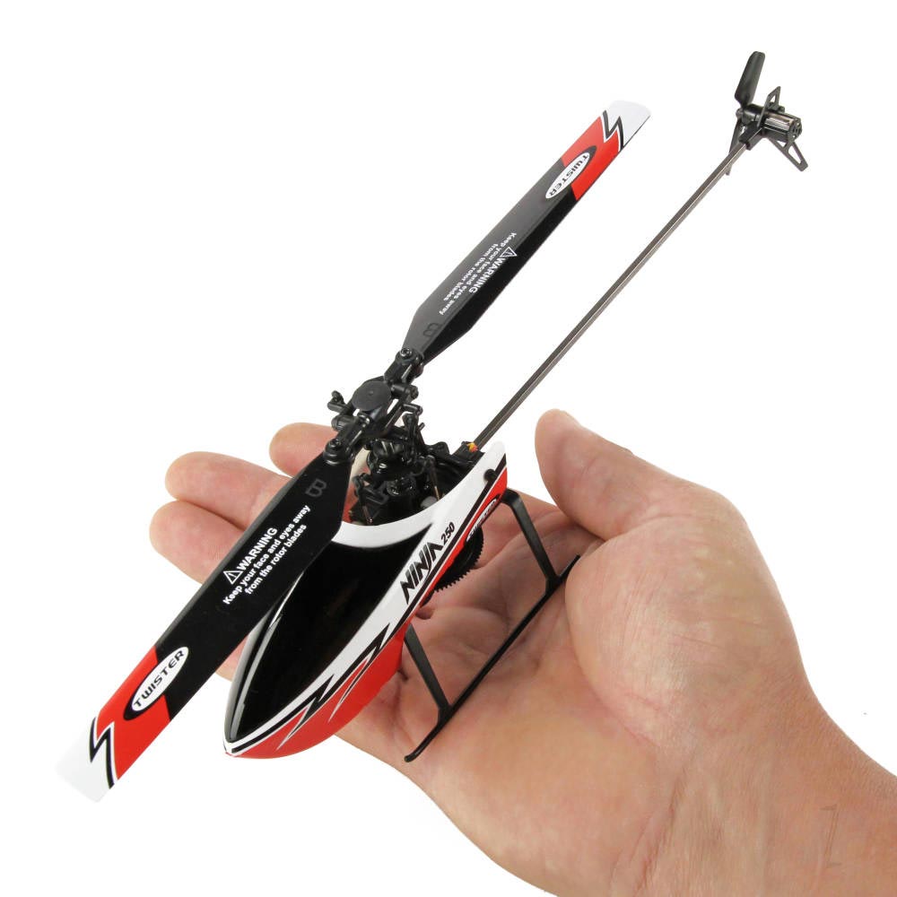 Twister Ninja 250 RC Helicopter RTF w/Co-Pilot Assist - Red - TWST1001R