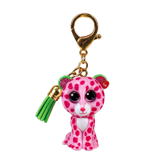 Ty Glamour Leopard - Mini Boo - Key Clip 25053