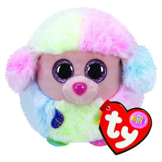 Ty Rainbow Poodle - Beanie Balls -  Reg 42511