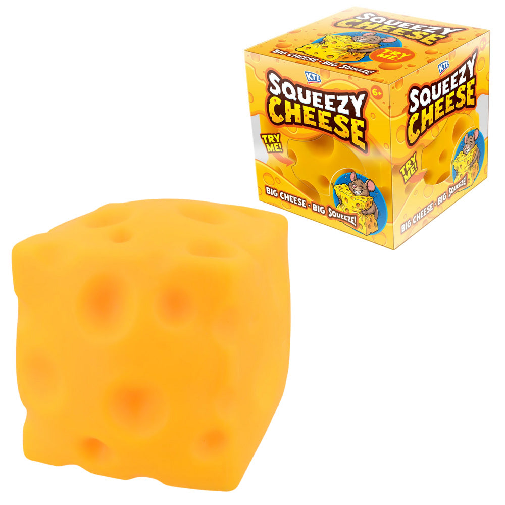 Super Squishy Jumbo Cheese Block Large Sensory Toy