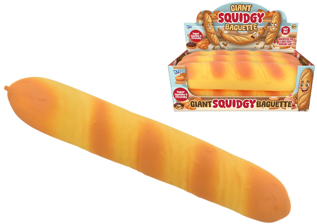 Kandy Toys Squidgy Large Baguette Squishy Sensory Toy