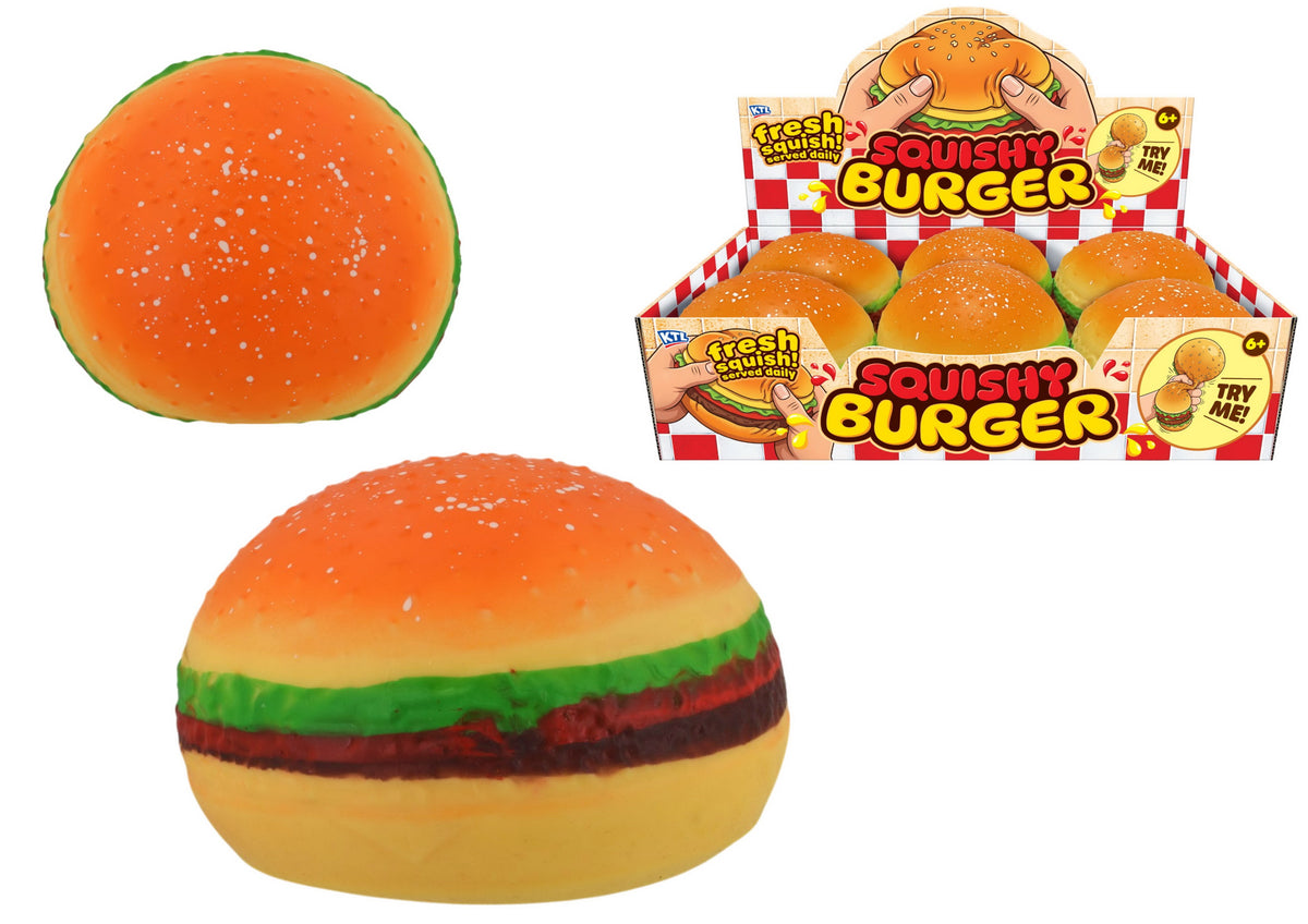 Kandy Toys Jumbo Squishy Hamburger Sensory Toy
