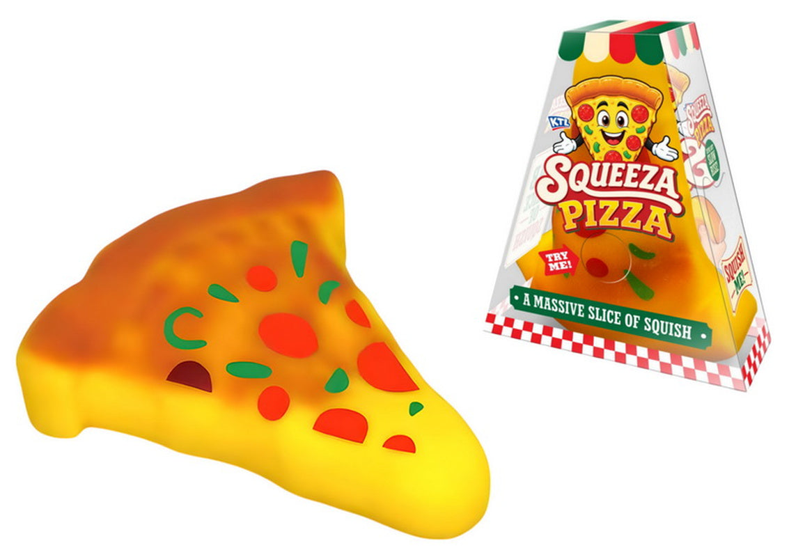 Kandy Toys Jumbo Squishy Pizza Slice Sensory Toy