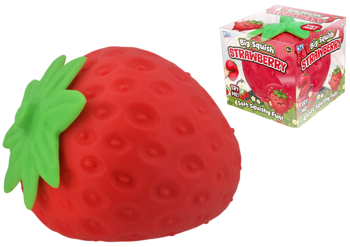 Kandy Toys Big Squish 470g Strawberry Squishy Sensory Toy
