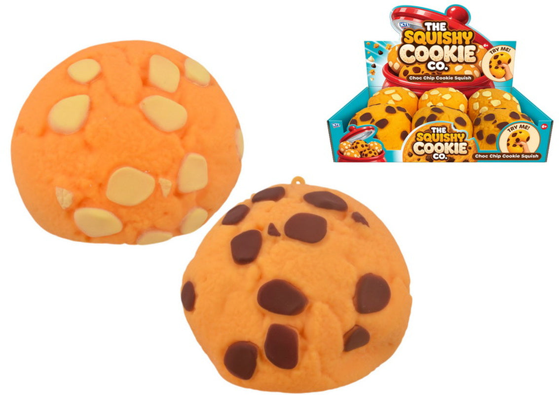 Kandy Toys Squishy Choc Chip Cookie Sensory Toy (2 Assorted)