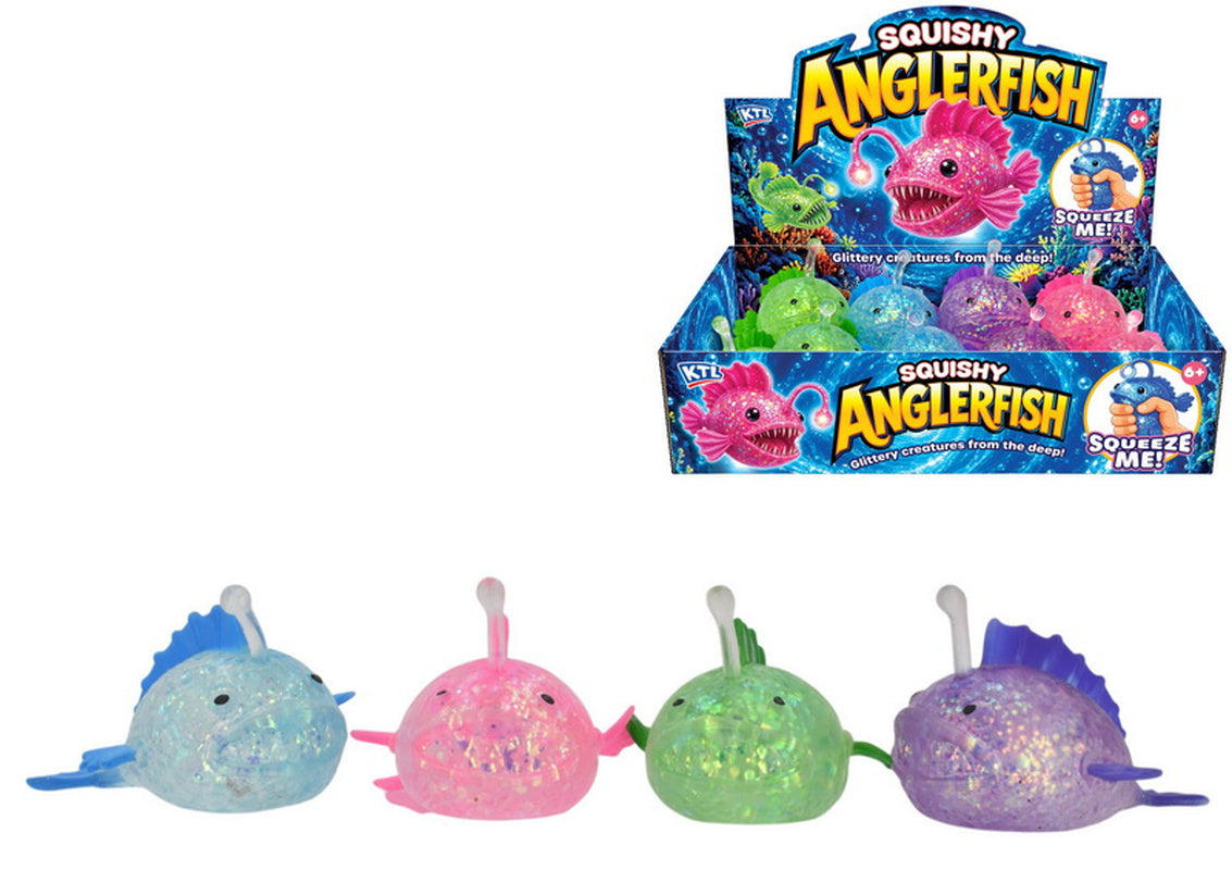 Kandy Toys Maltose Angler Fish Squishy Sensory Toy (4 Assorted)