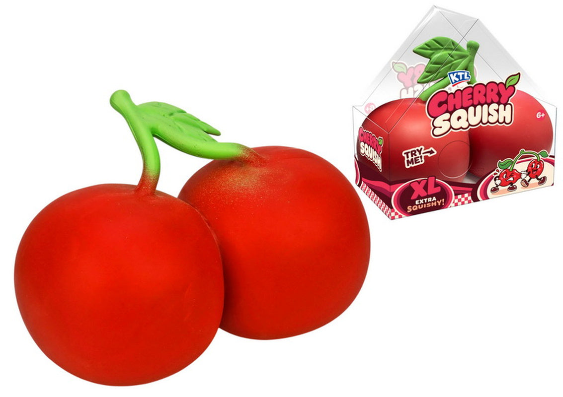 Kandy Toys Large 290g Squishy Cherries Sensory Toy